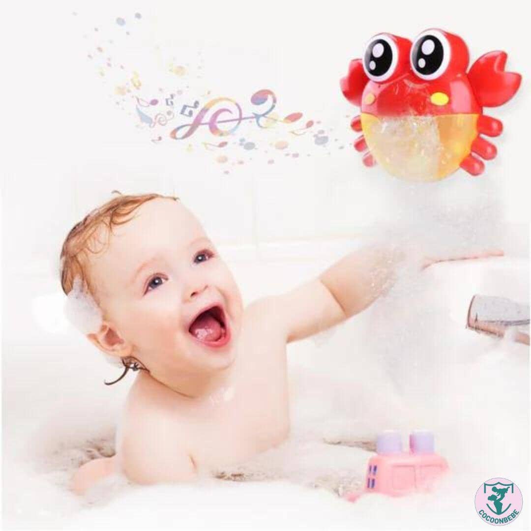 BubbleCrabe™ | Jouet de bain souffleur de bulles - cocoonbebe