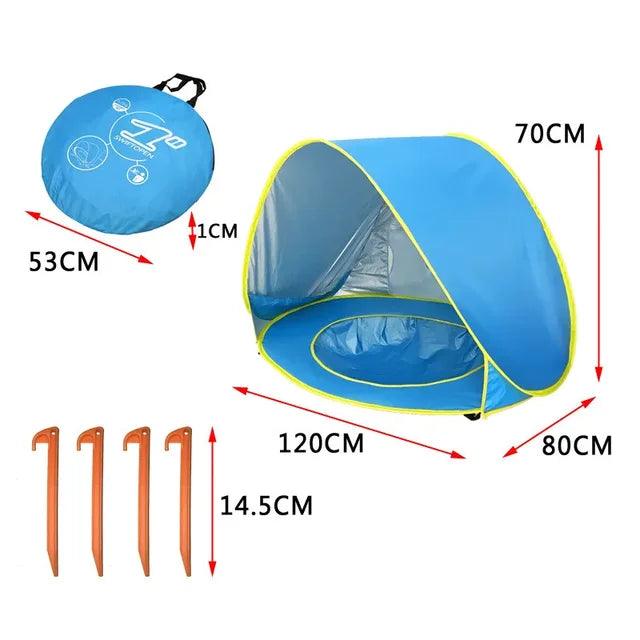 HappyTente™ Tente "Pop UP" avec piscine intégrée - cocoonbebe