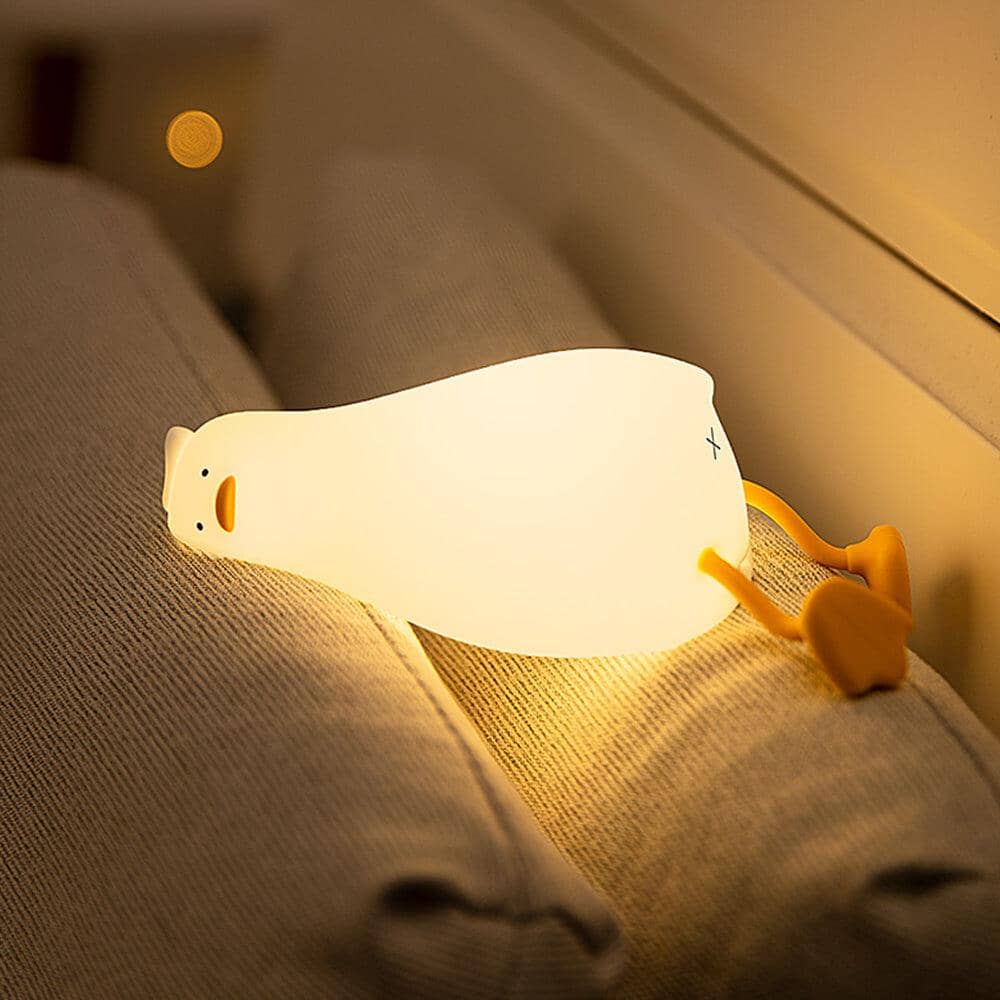 VeilleuseDuck™ | veilleuse LED ludique en silicone chargeur USB - cocoonbebe