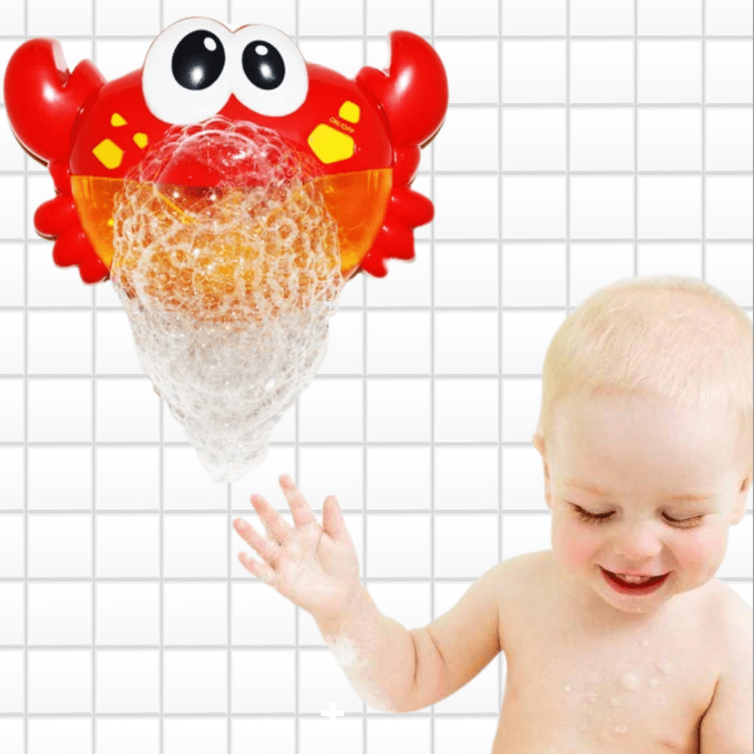 BubbleCrabe™ | Jouet de bain souffleur de bulles