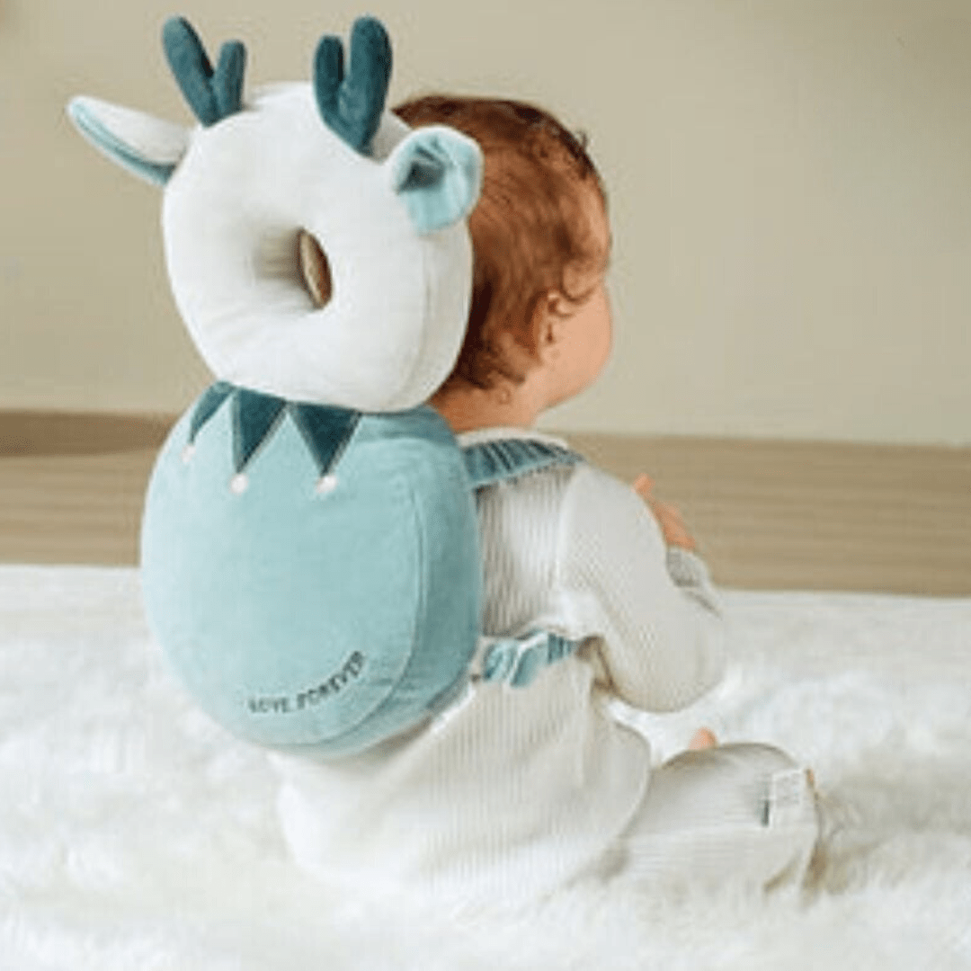 BouclierBébé™| Coussin de protection tête et dos bébé