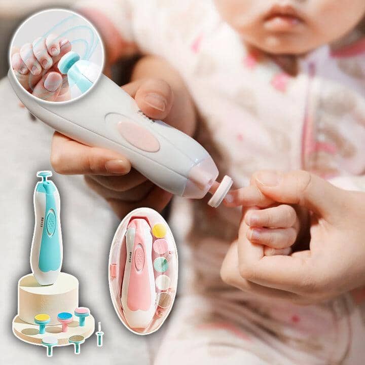 Coupe-linge pour bébé, lime à ongles électrique avec lumière, sécurité  professionnelle, coupe-ongles réutilisable pour bébé, outils de manucure  automatique pour bébé pour nouveau-né